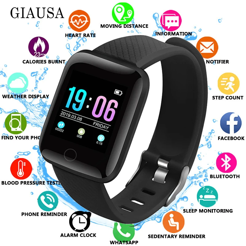 

D13 1.3 Inch Smart Watch Men IP67 Waterproof Heart Rate Monitor Smartwatch Women For Android IOS Apple Watch Phone Reloj Hombre