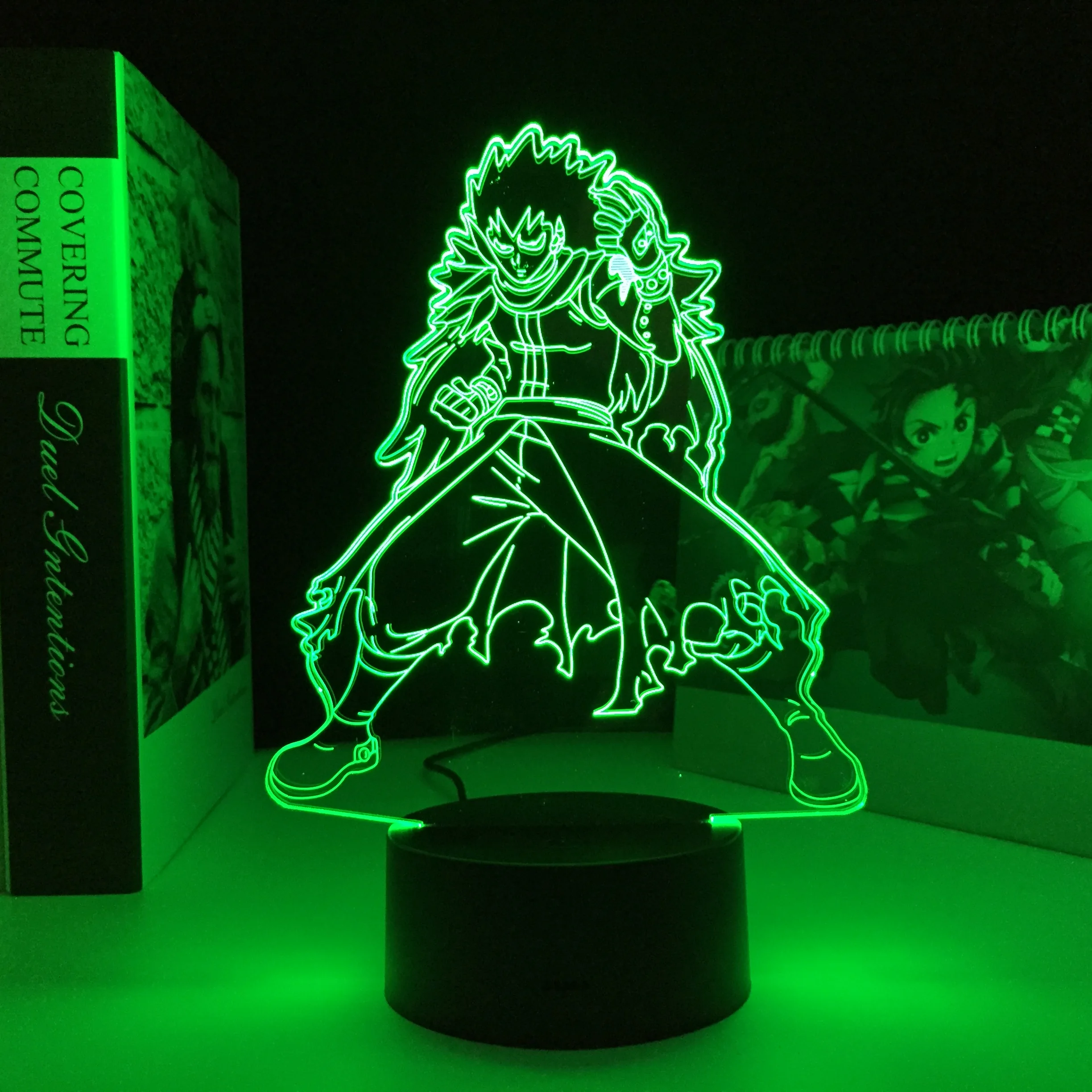 

Фигурка аниме «Волшебный хвост» Gajeel · Redfox, светодиодный ночсветильник для спальни, украшение, подарок на день рождения, лампа манга, светильник, Прямая поставка