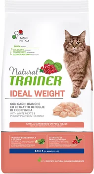 

TRAINER TRAINER NATURAL ADULT CAT IDEAL WEIGHT WITH WHITE MEATS diet for adult cats with meat