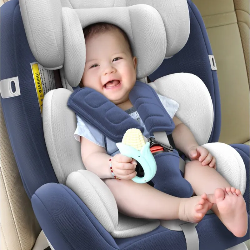 

969Baby car child safety seat years old rotation sitting reclining baby seat space blue