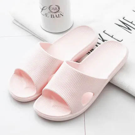 2020 New Slippers Women Summer Thick Bottom Indoor Home Couples Home Bathroom Non-slip Soft Ins Tide To Wear Cool Slippers 2105 Pink