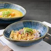 Japanese Style Irregular Ramen Noodles Ramen Bowl Rice Cereal Salad Dessert Soup Bowl Household Big Mixing Ceramic Bowls tigelas 2