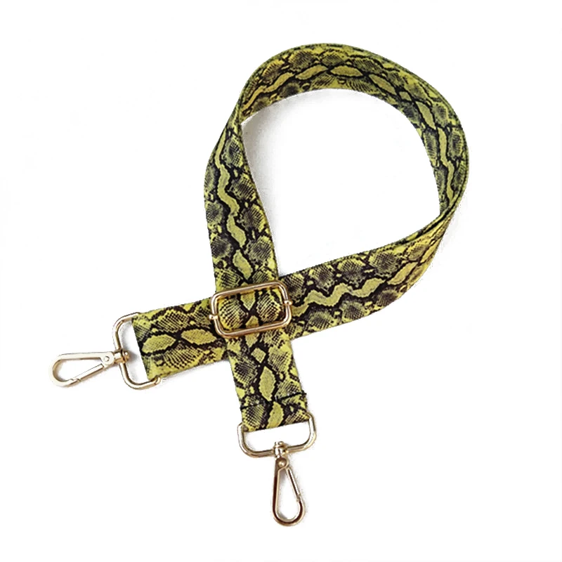 1PC Snake Skin Nylon Replacement Adjustable Shoulder Bag Wide Strap Belt DIY Lady Handbag Handle Belt Bag Accessories