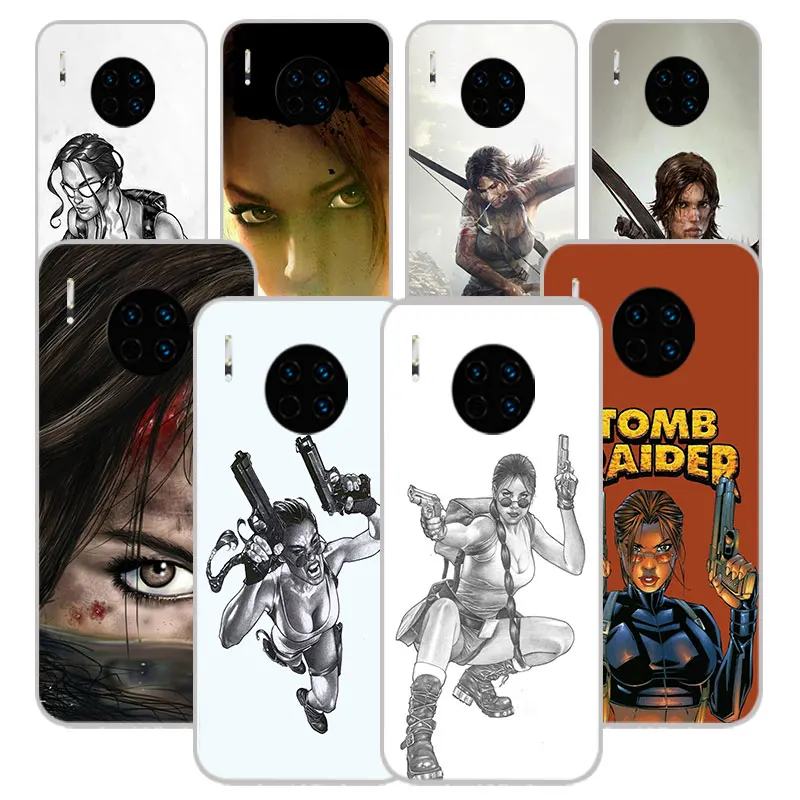 Tomb Raider мягкие силиконовые чехлы для huawei mate 30 Pro 20 10 Lite 9 Nova 5 4 3 3i TPU силиконовый чехол