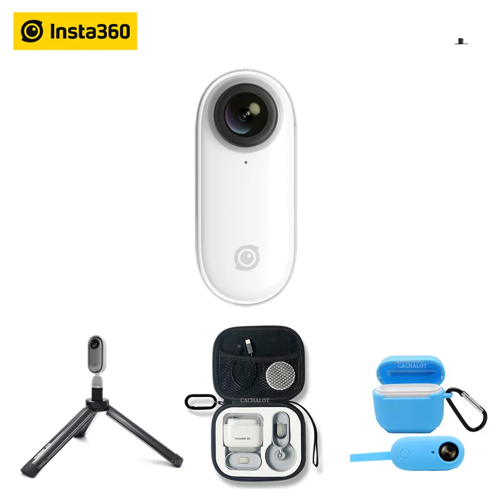 Bundle 6 Insta360 GO Новая акция Камера AI Авто редактирования Hands-free Insta 360 Go маленький стабилизированный Камера для iPhone и Android - Цвет: Bundle 6