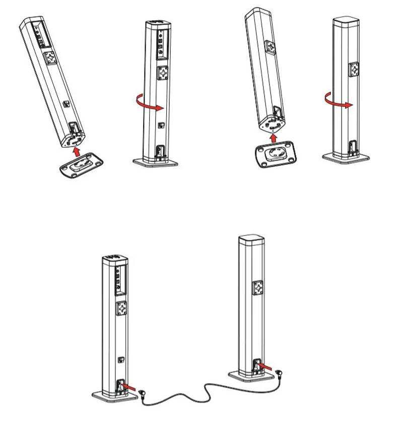 detachable soundbar mounting -2