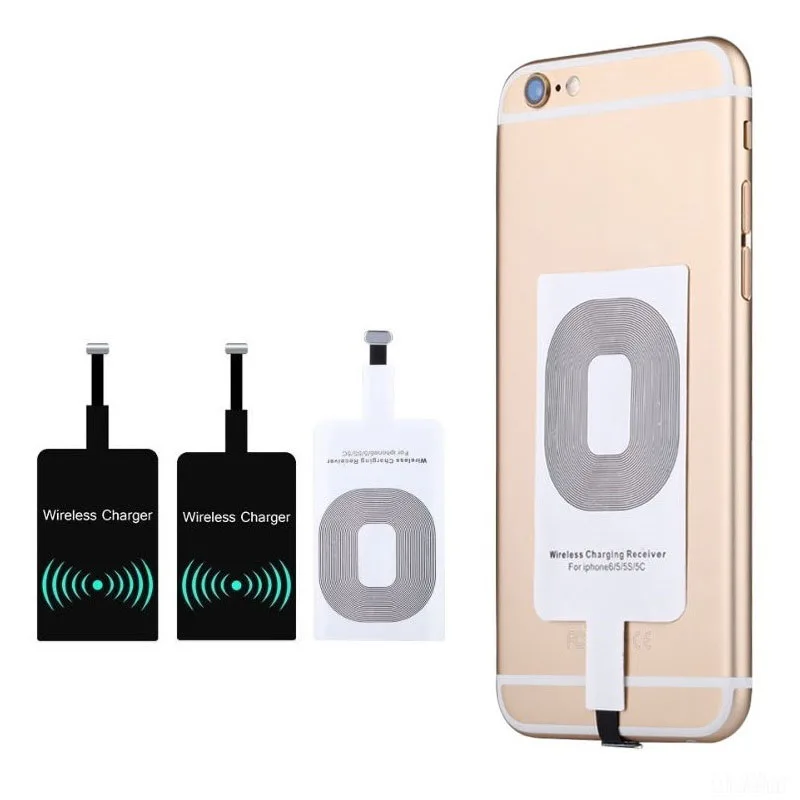 Беспроводное зарядное устройство для iPhone 6 6S 6plus 7 7plus 5 беспроводное приемник