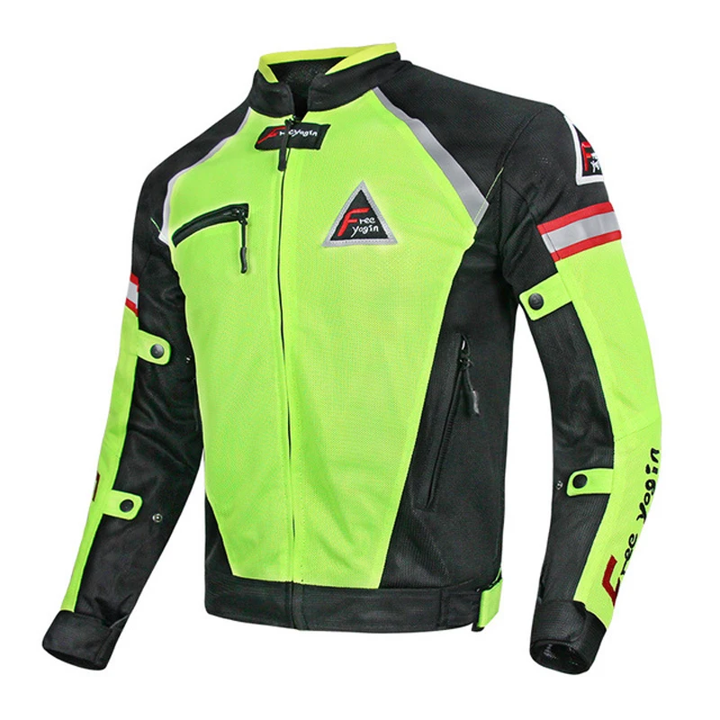 

New Men's Spring Autumn Professional Moto jackets Team Green/black Motorcycle Jacket for Road Racing Jacket