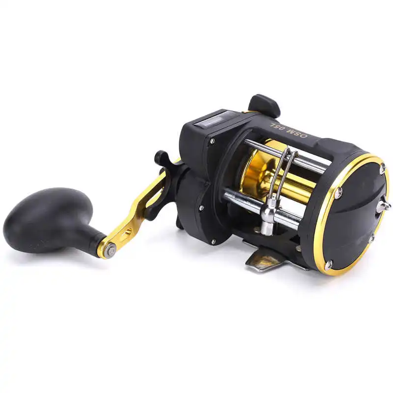 Metal Fishing Reel Left/right Hand Saltwater Fishing Reel Drum Wheel 2+1bb  6.0:1 Gear Ratio Boat Fishing Wheel With Line Counter - Fishing Reels -  AliExpress