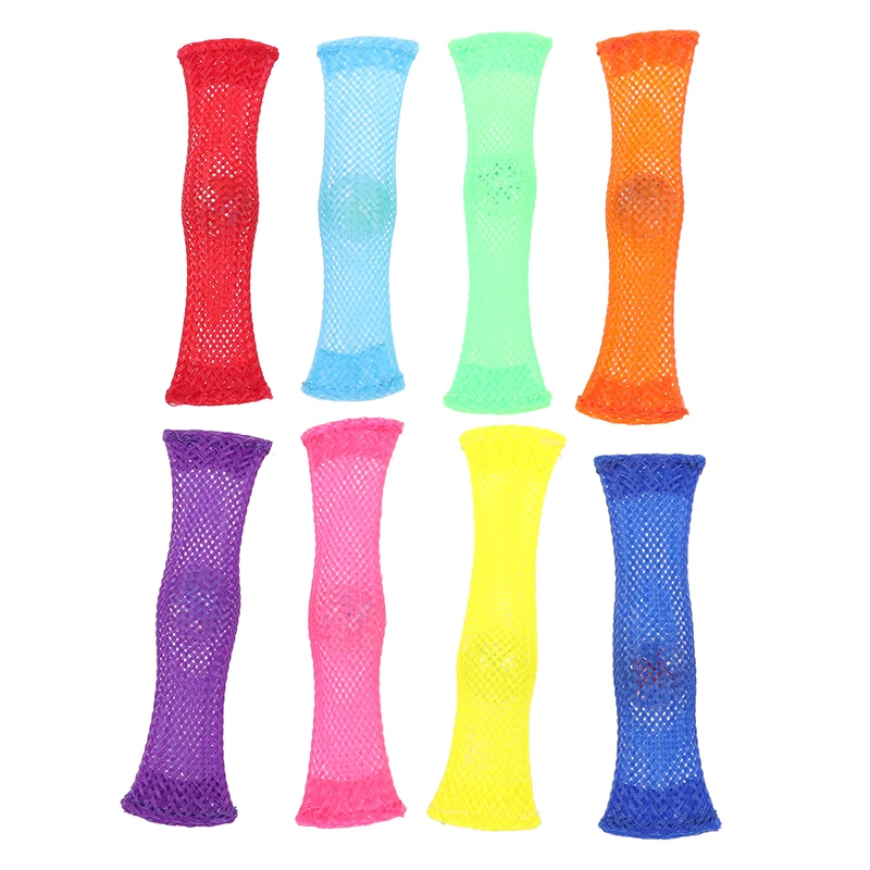 Juguete sensorial antiestrés para niños y adultos, Bola de canicas, ansiedad, estrés, trenza de juguete de mármol, alivio de manos, ADHD, ayuda al autismo, 5 uds.