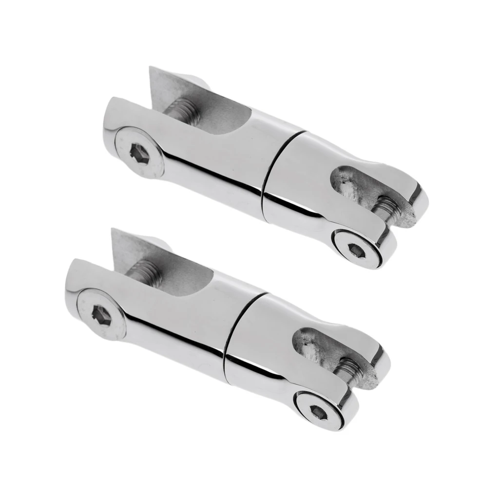 6/8mm Double Anchor Chain Swivel Connector 316 Stainless Steel Marine Grade