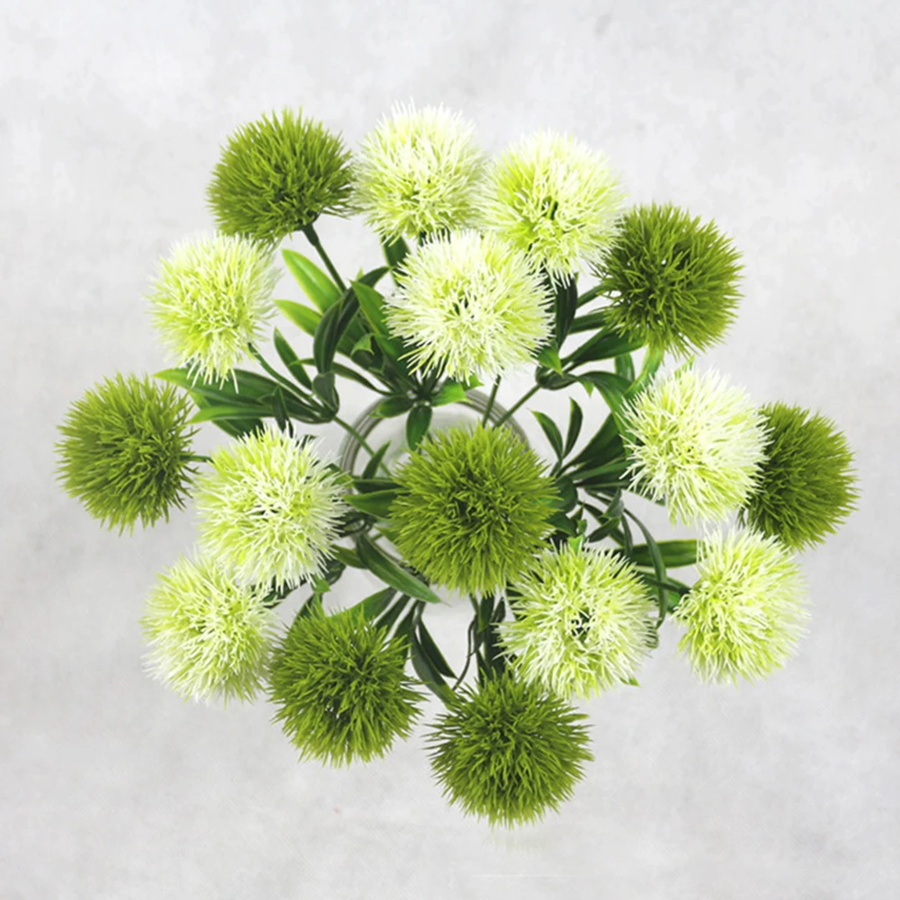 10Pcs Artificial flowers Bouquet Plastic Dandelion Flower Wedding Home Decoration Beautiful Valentine's Day Simulation Flowers