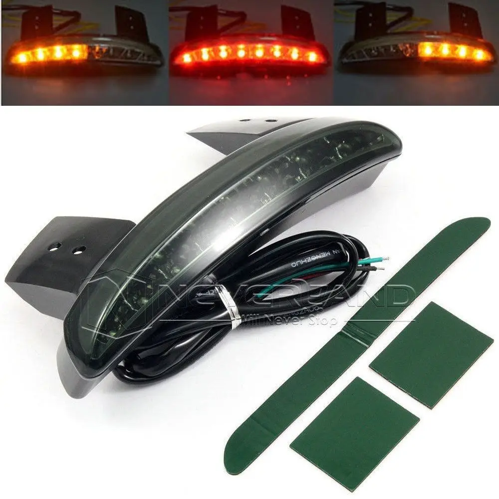 

Waterproof ABS Chopped Fender Edge Motorcycle LED Tail for Harley Sportster XL 883 1200 Quality Safety Turn Signal Light D35