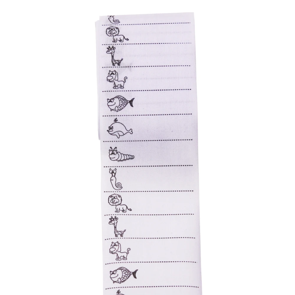 100 шт./упак. стирающиеся этикетки с надписью на одежду тканевые для ухода школьных