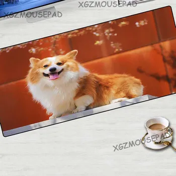 

XGZ Multi-size Custom Animal Extra Large Mouse Pad Black Lock Edge Pet Dog Keji Laptop Desk Mat Natural Rubber Non-slip Fabric