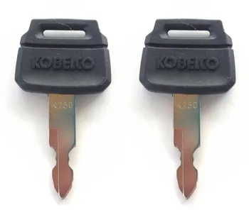 

2pc For Kobelco Excavator Heavy Equipment Key with OEM Logo K250 Case Kawasaki