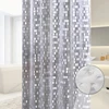 Plastic PVC 3d Waterproof Shower Curtain Transparent White Clear Bathroom Anti Mildew Translucent Bath Curtain With 12 PCS Hooks ► Photo 3/6