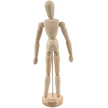 

12" artist wooden man mamikin mannequin sketch sketching lay figure