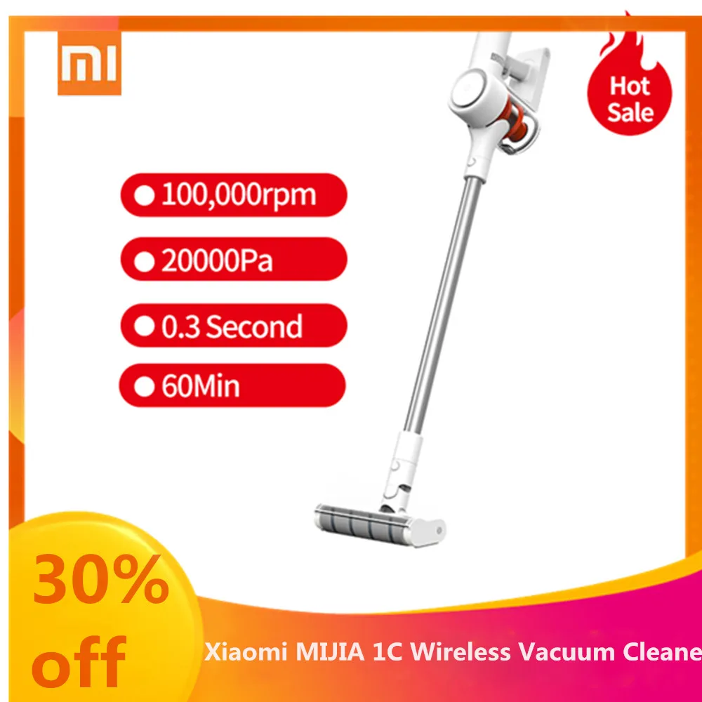 1 1C Handheld Wireless Vacuum Cleaner 20KPa Strong Suction Portable Cordless Aspirador Home Cyclone Clean Dust Collector