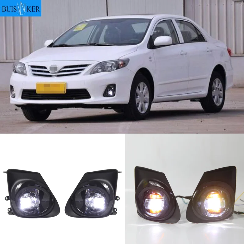 Fendinebbia Per Toyota Corolla 2011-2013 Fari Fendinebbia Fari Fendinebbia Copertura Griglia Fari Alogeni A Led Fendinebbia