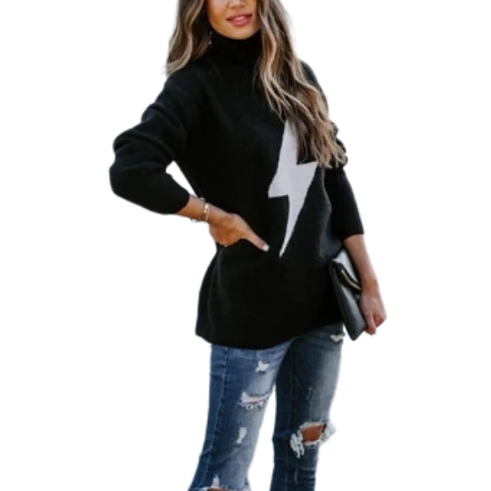 Women Turtleneck Sweaters 2020 Autumn Winter Tops Korean Slim Women Pullover Knitted Sweater Jumper Soft Warm Pull Femme##g 2