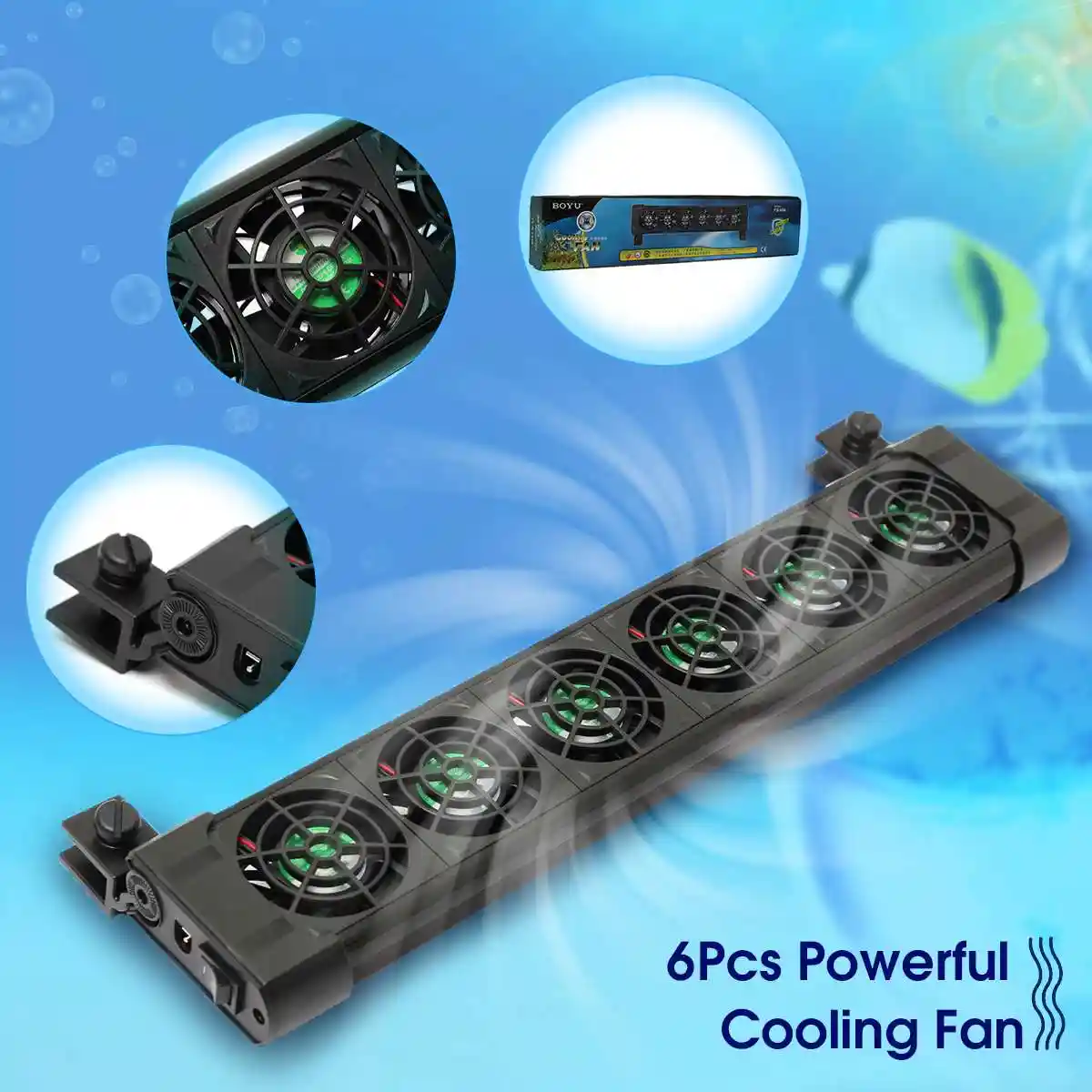 Aquarium Cooling Fan Super Power Ultra Fan Tenang Akuarium Air Cooler Multi Sudut Suhu Air Pendingin Air Dingin Mesin Produk Pengontrol Suhu Aliexpress