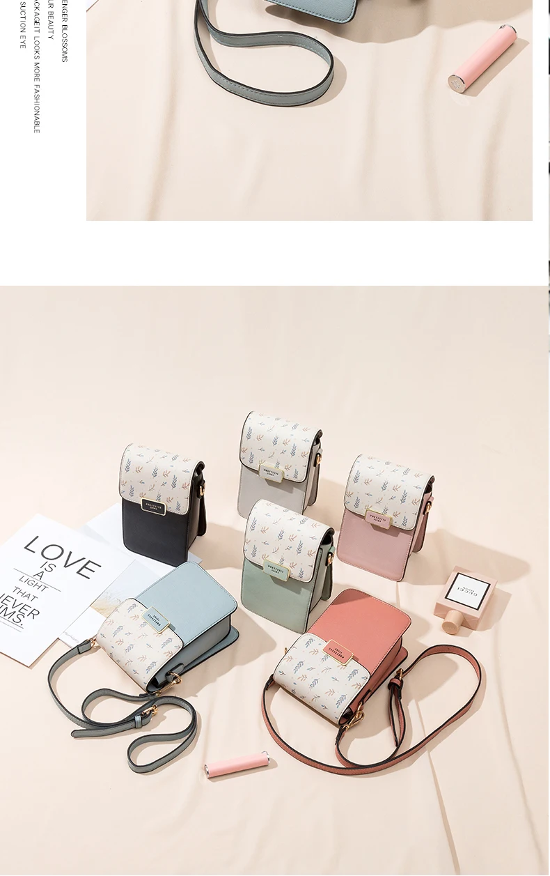 Новая Брендовая женская сумка через плечо модная сумка для мобильного телефона Женская INS Мини Печать Лоскутная небольшая сумка