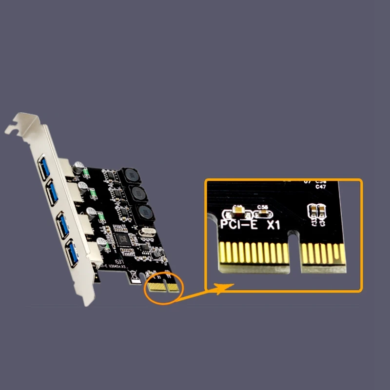 4 порта Usb 3,0 Pci Express карта расширения Pcie Pci-E Usb 3,0 хост-контроллер 4 X Usb3.0 Usb 3,0 дополнительные карты расширения