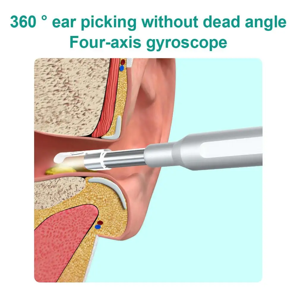 Цифровая камера эндоскоп 3 9 мм сенсорный экран 5 Мп Otoscope HD дюймов Ушная ложка мини