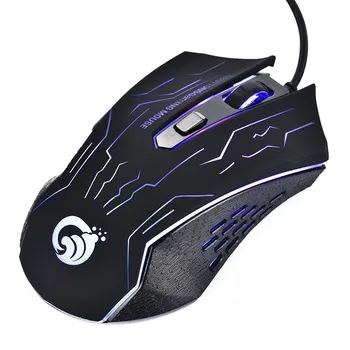 

USB Ergonomic Wired Gaming Mouse 7 Buttons 3600 DPI Computer Mouse Gamer Mice Silent Mause With 7 Backlight For PC Laptop 19OCT5