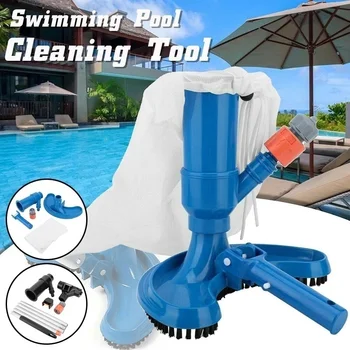 

Pool Cleaner Portable Swimming Pool Pond Fountain Vacuum Brush Cleaner Cleaning Tool Outdoor Hot Tubs Accessories Garden Supplie