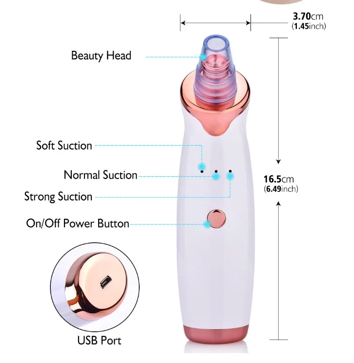 Очиститель пор для удаления черных точек вакуумный Электрический Нос лицо глубокое очищение кожи уход машина подарок на день рождения дропшиппинг красота инструмент