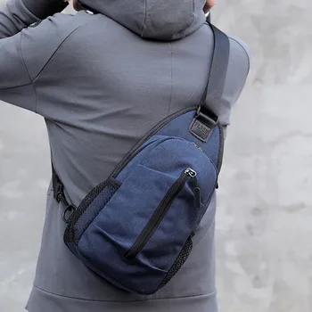 

waist bag Men's Simple Leisure Business Security Chest Bags Single Shoulder Bags Fashion fanny pack pochete marsupio donna#20