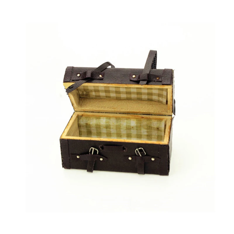 

1:12 Dollhouse Accessories Mini Luggage Box Model Miniature Case Doll Accessories