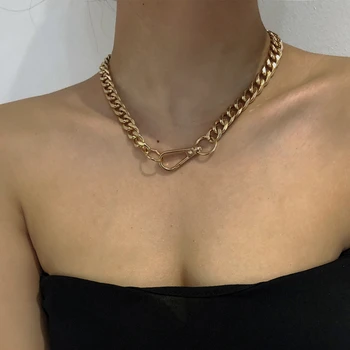 

Keychain Single Layer Metal Chain Fashion Jewelry Choker Necklaces Chain Accessories Special Gift Necklace For Women Charm