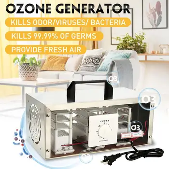 

30g/h 50g/h 220V Air Ozone Generator O3 Portable Ozonizer Cleaner Air Purifier Sterilizer Ozonator Sterilizer with Timing Switch