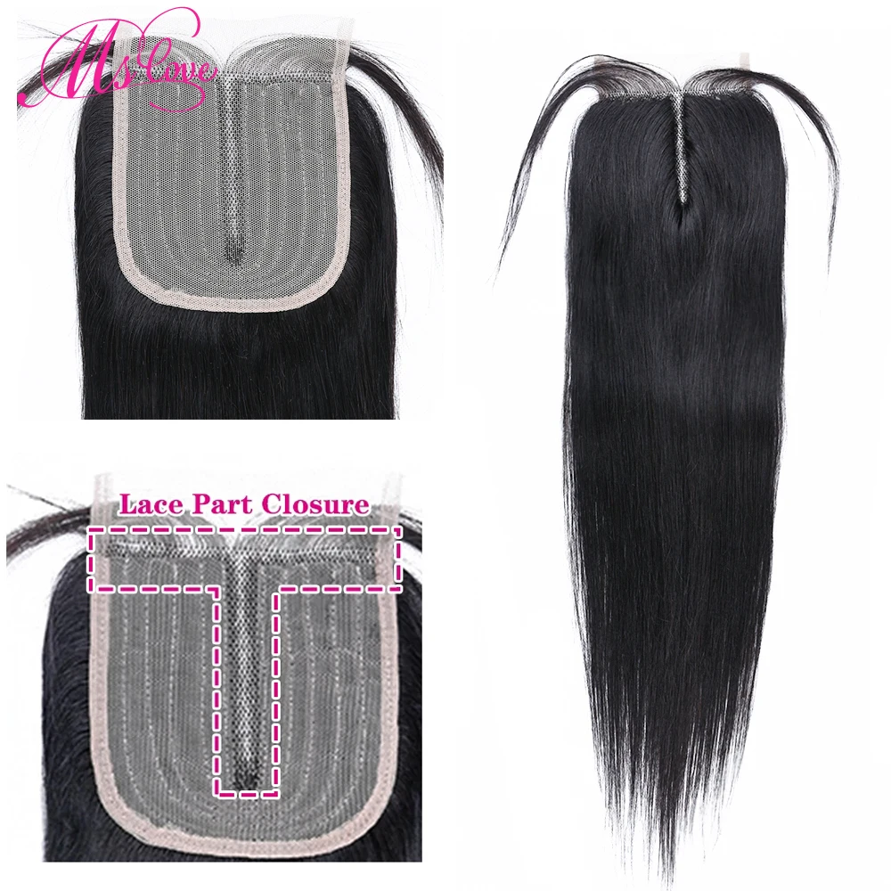 Extensiones de pelo brasileñas con encaje, accesorio capilar liso de 4x1 pulgadas con cierre de encaje HD transparente Remy
