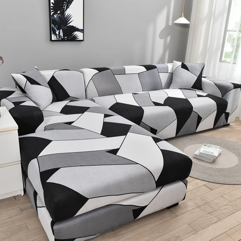 Housse De Canapé élastique épaisse Universelle 1/2/3/4 Places Fauteuil Neuf