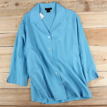 

Thin home wear shirt Men women Plus size Cotton linen Leisure Tops zaraing-style za women 2020 sheining vadiming