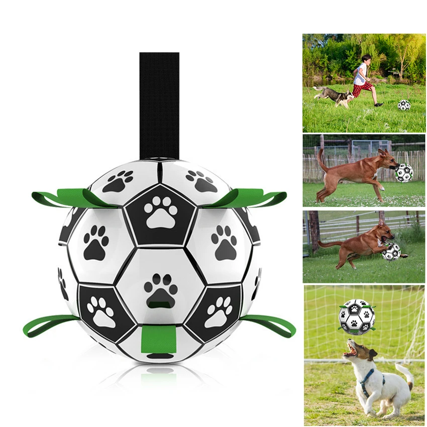 Dog Toys Interactive Pet Football Toys With Grab Tabs Dog Outdoor Training Soccer Pet Bite Chew Balls For Dog Accessories Dog Toys Aliexpress