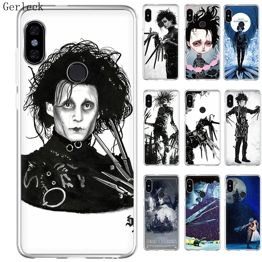

Mobile Phone Case For Redmi K20 7A GO S2 4X 4A 5A 6A Note 7 Pro Hard Cover Edward Scissorhands Shell Protection