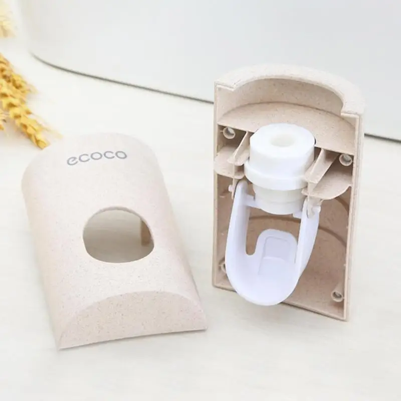 1set Automatic Toothpaste Dispenser Dust-proof Wall Mount Stand Toothpaste Squeezers with carton box Bathroom Accessories Set