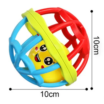 

Rattle Ball Musical Fitness Ball Toy Hand Grasp Exercise Bright Colors Pacify Rattle Hot Sales