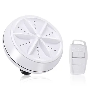 

Mini Ultrasonic Washing Machine Portable Turbo Personal Rotating Washer Convenient Travel Home Business Travel USB