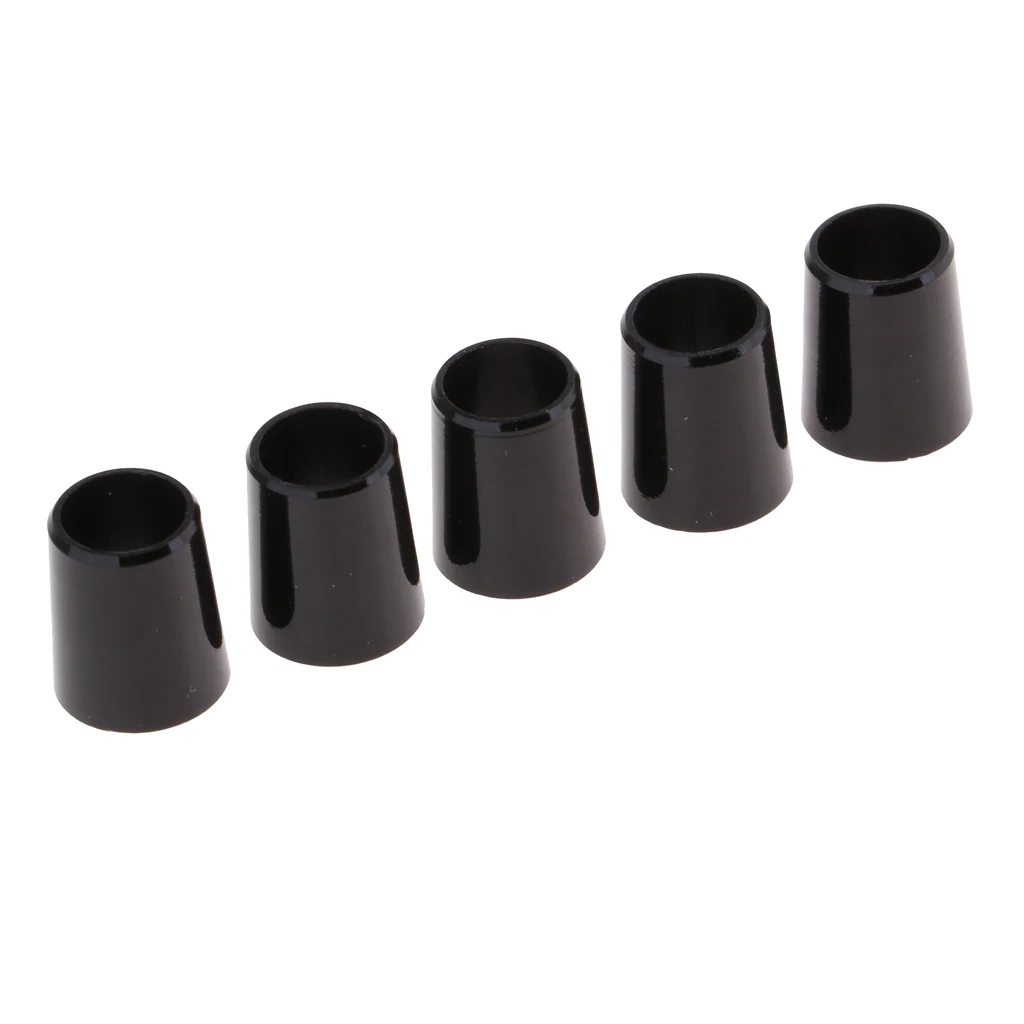 5pcs Black Golf Shaft Sleeve Ferrules .335 .370 Cap Adapter Ring 0.370 Iron Golf Ferrules Replacement