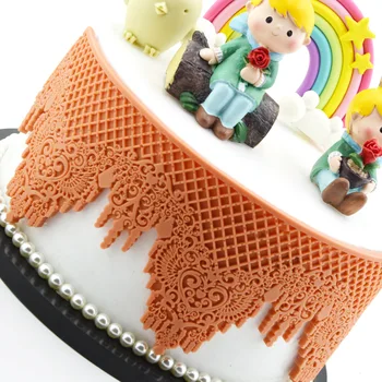 

New Thicked Crown Lace Mat Fondant Cake Silicone Mold Birthday Wedding Decoration DIY Chocolate Biscuit Cake Decorating Tools