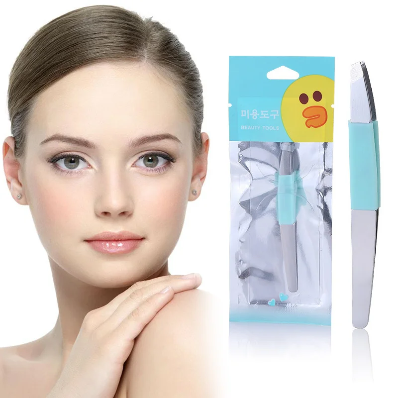 1 шт. Zwarte Kleur Wenkbrauw Пинцет для волос beauty Schuine Puller Rvs зажимы для бровей инструмент для макияжа бренд