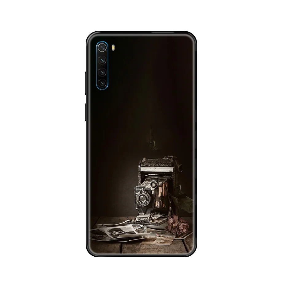luxury Camera retro kodak Phone case For Xiaomi Redmi Note S2 4 5 6 7 8 A S X Plus Pro black trend bumper art hoesjes pretty