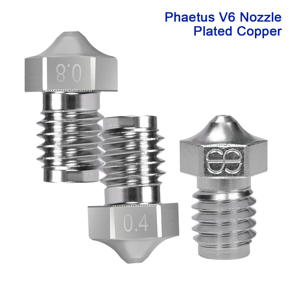 V6 сопло плакированное медным наполнителем 1 75 мм для Hotend Extruder I3 MK3 детали 3D