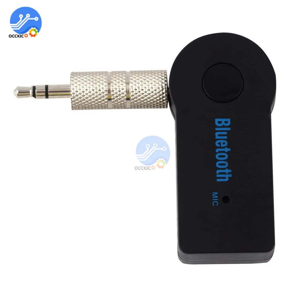 Bluetooth аудио приемник беспроводной музыкальный передатчик 3,5 мм стерео AUX приемник адаптер с микрофоном для автомобиля динамик наушники
